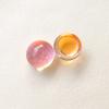 Zhen Tu Accesorios de Resina Transparentes de Colores Cielo Estrellado con Purpurina Semiredondos para Manualidades para Pendientes, Pinzas para el Cabello y Materiales para Fundas de Teléfono