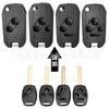 Adequado para 2 chaves 3 chaves 4 chaves Honda Accord Odyssey Civic CRV modificado dobrável chave do carro Shell