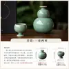Conjunto de Vinho Cerâmico Criativo Fu Lu Miyen, Dispensador de Bebida e Taças de Vinho Estilo Chinês, Caixa de Presente de Luxo, Perfeito para Lembrancinhas e Presentear