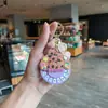 Nuevo teclado musical piano kappi bala llavero colgante para bolsa decoraciones juguetes para niños pequeños regalos al por mayor