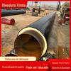 Tubo de Aço Isolado com Poliuretano, Tubo Isolante Pré-fabricado para Enterramento Direto, Material Isolante, Tubo Isolante de Espuma, Tubo de Aço Isolante Aço-em-Aço