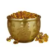 Jarra de Cien Bendiciones de Latón, Jarra de Arroz, Adorno Atractor de Riqueza, Decoración del Hogar, Artesanía Adorno Atractor de Riqueza para Oficina