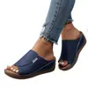 Novas sandálias plataforma femininas com solas grossas, antiderrapantes, bico fechado, estilosas, confortáveis e respiráveis, disponíveis nos tamanhos 36-45
