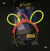 Combinação de Acessórios Glow Stick, Presilhas de Cabelo, Óculos de Caveira em Formato de Coração, Suporte para Lanterna, Conector Triplo, Design DIY