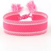 Pulsera nueva tejida a mano Correa de muñeca simple europea y americana Estilo bohemio Cinta de pareja en blanco Cuerda de mano DIY
