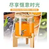 Balde de Bebidas Autoatendimento com Torneira Recipiente para Chá de Frutas Pote de Vidro Suco de Frutas Máquina de Bebidas Ding Balde de Cola Balde Celebridade da Internet