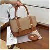 Bolso Caja Nuevo de Moda Bolso de Hombro Versátil para Mujer 2025 Diseño de Nicho Bolso Cruzado Bolso de Mano Cuadrado Pequeño