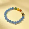 Nuevo Pulsera de Agata Corazón Multi-Tesoro de los Cinco Elementos Chinos para la Suerte y la Riqueza, Unisex, Pulsera de las Cinco Direcciones, Regalo al por Mayor, Nicho