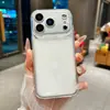 Funda para Teléfono Móvil Iphone17 de TPU Escarchado con Ventana Grande, Tacto de Piel Completo, Semitransparente, Ultradelgada, Funda Suave para Apple 16Pro