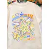Camisetas Personalizadas Uniforme Turma de Formatura Alunos do Jardim de Infância e Ensino Fundamental Autorretrato Pai-Filho Manga Curta Camisas Esportivas Culturais com Texto Impresso DIY