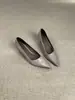 Versión de Cuero Suave~Zapatos de Cuña para Mujer con Punta Fina Estilo Francés, Zapatos de Trabajo Súper Suaves de Boca Baja, Tacones Altos Impresionantes y Elegantes