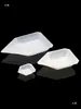 CKSLAB Xi Kai Plástico PS Plato de Pesaje Plato de Pesaje Barquilla de Pesaje Forma de Barco Cuadrado Rombo Blanco