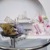 Nova Decoração de Bolo Dia dos Namorados Ailian Said Estilo Antigo Onda d'Água Placa Transparente com Palavras Caligrafia Acrílico Decoração de Bolo