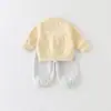Nueva Colección de Primavera para Niños: Lindo Set de Dos Piezas de Dibujos Animados de Cachorro Clase A para Niñas, Adecuado para Principios de Otoño