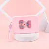 Em Estoque Bolsa de Mão de Silicone para Menina Impermeável Armazenamento de Cosméticos Bolsa Quadrada Bolsa para Celular Bolsa de Mão com Zíper Venda por Atacado
