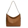Bolsa Transversal Casual de Grande Capacidade para Mulheres Transfronteiriça 2024 Bolsa de Ombro Simples para o Dia a Dia Estilo Preguiçoso Bolsa Satchel da Moda Bolsa para Sogra
