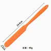 Espátula Longa de Silicone Integrada para Bolo, Mistura de Manteiga, Ferramenta de Confeitaria, Raspador de Silicone - Estoque do Fabricante, Atacado