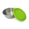 Recipiente para salsa de acero inoxidable 304 de 50 ml, sellado, con tapa, para ensalada, salsa de tomate y condimentos, con tapa de silicona.