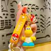 Llavero creativo y lindo de dibujos animados de Super Mario para coche, bolso escolar, colgante para coche, regalo exquisito al por mayor