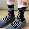 Calcetines de Otoño e Invierno para Mujer hasta la Pantorrilla, Serie Gris, Calcetines Caídos, Estilo Coreano, Calcetines Largos Sencillos, Calcetines Zhuji al por Mayor