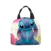 Bolsa de almuerzo con diseño de estrella de Stitch, lonchera de dibujos animados de Stitch para bebé, bolsa de picnic de papel de aluminio, lonchera portátil, bolsa de hielo