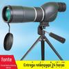 Binóculo Telescópico de Zoom Único 20-60X60 para Uso Externo Óculos de Alta Potência HD Óculos de Observação de Pássaros Transfronteiriços