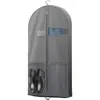 Funda antipolvo no tejida para abrigos y trajes, bolsa colgante vertical para ropa lavable, bolsa de almacenamiento para el hogar impermeable y a prueba de humedad