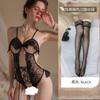 Lencería Sexy Soportes de Acero Levanta Pecho Pequeño Chaleco de Encaje Grande Tentación Provocación Transparente Mono Pijama Mujer