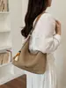 Bolsa de Ombro Tecida Patchwork Elegante e Moderna, Bolsa Transversal Tendência de Grande Capacidade para Uso Diário e na Praia