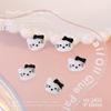 Novo bonito Hello Kitty acessórios para unhas japonês doce desenhos animados resina decorações de unhas DIY hairpin acessórios de cabelo