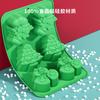 Molde para Bolo de Natal Atacado do Fabricante para Cozinha Doméstica, Resistente a Altas Temperaturas, Fácil de Limpar, Molde de Silicone de Grau Alimentício para Assar