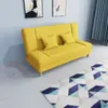 Sofá cama multifuncional, sofá de tela plegable de doble uso, sofá individual simple para sala de estar, apartamento de alquiler, cama plegable para espacios pequeños