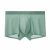 Ropa Interior Nueva para Hombre 2025 Calzoncillos Bóxer Transpirables y Ligeros de Cintura Media para Jóvenes Pantalones de Seda de Hielo Calzoncillos Bóxer de Verano a Cuadros