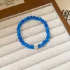 Nuevo Pulsera de Cuentas de Obsidiana Minimalista Estilo Chino, Moderna, Elegante, Versátil, Diseño Único, Joyería de Nicho para Mujeres