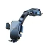 Soporte Popular para Teléfono Móvil para Uso en Coche con Bloqueo Automático, Ventosa Fija, Ajuste Giratorio, Soporte de Navegación para Parabrisas Delantero, Plegable y Portátil