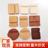 Suporte para celular de nogueira preta e faia madeira maciça suporte para celular de madeira plano suporte de mesa de faia logo a laser atacado