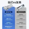 Tubo de Aço Inoxidável 25mm Seis Pontos Tubo Galvanizado Conector de Tubo de Aço Fixador Junta de Tubo Redondo Clipe de Fixação de Tubo de Ferro Fixador