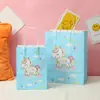 Bolsa de Regalo Nueva Transfronteriza Bolsa de Tote de Dibujos Animados de Unicornio Bolsa de Compras de Estrellas Pequeñas Bolso de Mano de Animal Lindo