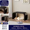 Banqueta ultraestrecha para cambiar zapatos en la entrada con zapatero integrado, banco largo para la entrada del hogar, banco estrecho para zapatos que se puede usar como zapatero