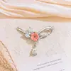 Colgante Venta Caliente Transfronteriza Estilo Coreano Collar de Flores Pulsera Accesorios Cobre Microincrustado Circonita Lujo Ligero Nicho Cadena de Clavícula Accesorios