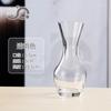 Jarrón de Cristal Minimalista Nórdico de Lujo Ligero con Flor Única para Flores Frescas, Decoración de Arreglo Floral para Mesa de Comedor de Sala de Estar, Jarrón Pequeño