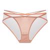 Primavera Nuevo Ropa Interior de Lujo Ligero de Alta Gama Seda Aceitosa Brillante Cintura Alta Levanta Cadera Entrepierna Modal Calzones Cómodos de Satén