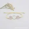 Fornecimento de fábrica Pulseira de flor seca Jingdezhen flor de renda gipsofila narcisos flor de cerejeira flor de pêssego pulseira para amigas estudantes