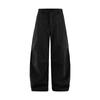 Jie Zhan Roupa Masculina Calça de Trabalho Plissada Wide-Leg 26 Outono Nova Marca de Moda Cor Sólida Solta Casual Calça Masculina