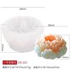 Vela Aromática Sanxin Flower Molde de Silicone Flor Rosa Peônia Decoração de Resina Molde de Vela Transfronteiriço