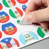 Pegatinas de Plástico Tipo Gota de Cristal Personalizadas al por Mayor Periféricos de Anime Impermeable Etiqueta con Logo de Marca Autoadhesiva de PVC