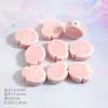Bolo de Peixe com Tema Oceânico Contas Soltas Desenho Animado Fofo Contas de Peixe Dupla Face Pulseira Corrente de Celular Acessórios para Joias DIY Contas de Cerâmica