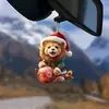 Nuevo Adorno Colgante de Animales Planos de Acrílico Transfronterizo Mundo Animal Fiesta Navideña Decoración de Árbol de Navidad Colgante Dibujos Animados