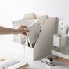 Caixa Organizadora de Mesa para Home Office Porta-Arquivos Organizador Caixa de Arquivos A4 Japonesa Caixa de Armazenamento Inclinada para Livros