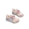 Zapatillas de Lona para Niñas con Suela Suave, Cordones, Nuevas de Moda Primavera/Verano 2026, Zapatos Casuales Versátiles para Niños Mayores, Zapatos Forrest Gump